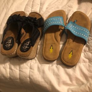 Sandals need gone both for 7 1 for 3.50